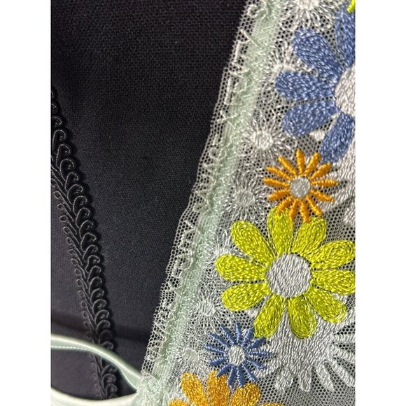 Savage X Fenty Free Spirit Floral Embroidered Night Slip Women's 2X Plus - Picture 10 of 13